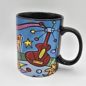 Sonya Paz Coffee Tea Mug Cup Deco Rhythm City‎ Fun Bold Colors